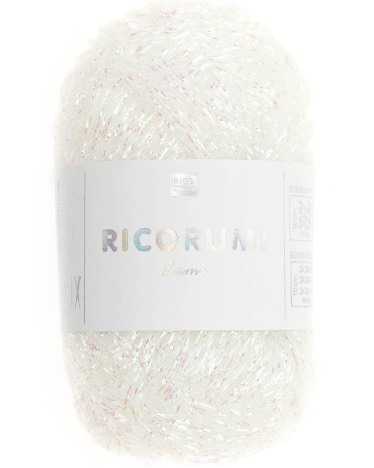 Ricorumi Lame White iridescent 003