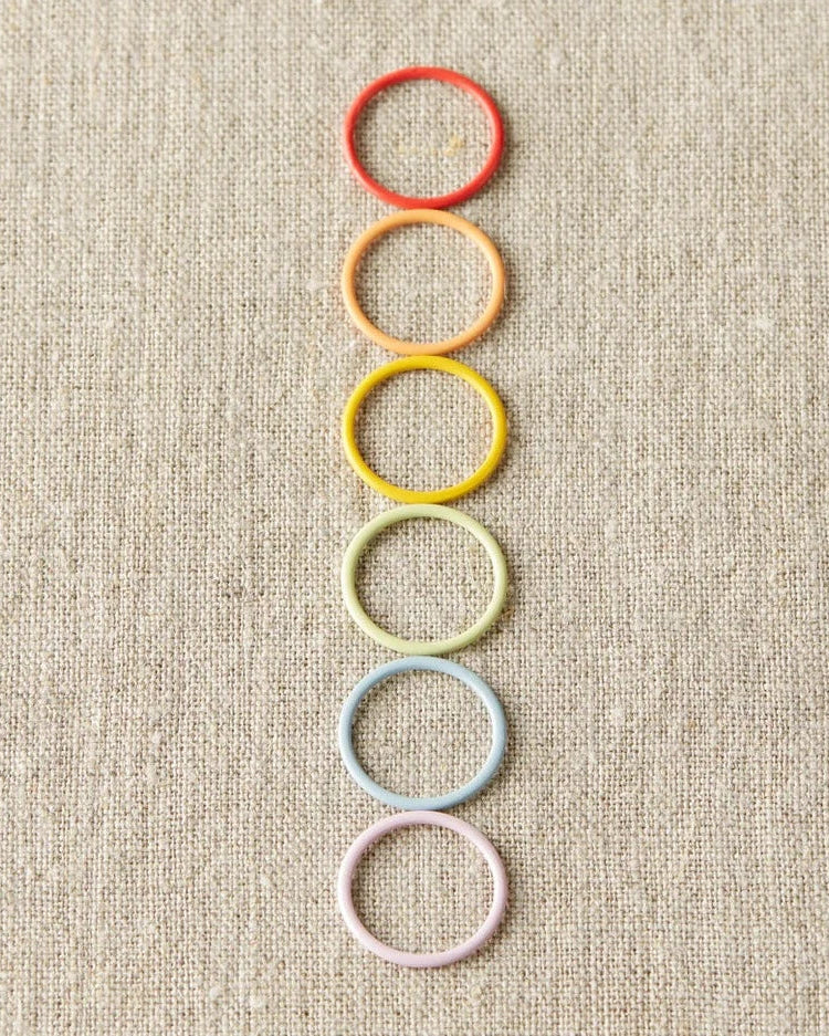 Cocoknits Colored Ring Stitch Marker Jumbo maskemarkører