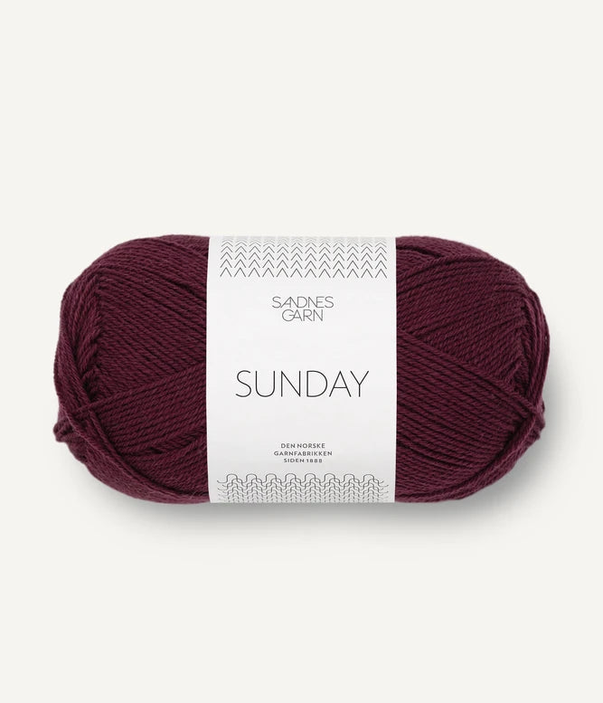 Sandnes Sunday 4372 Dyb Burgunder