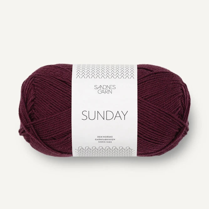 Sandnes Sunday 4372 Dyb Burgunder