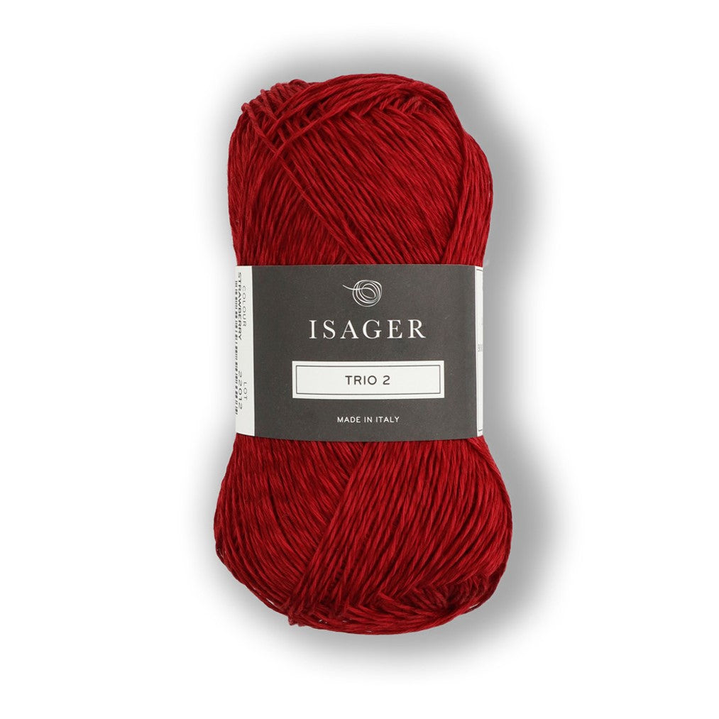 Isager Trio 2 Strawberry