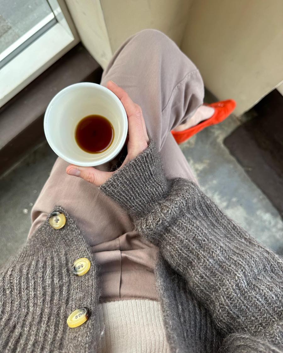 PetiteKnit Agnete cardigan Brun
