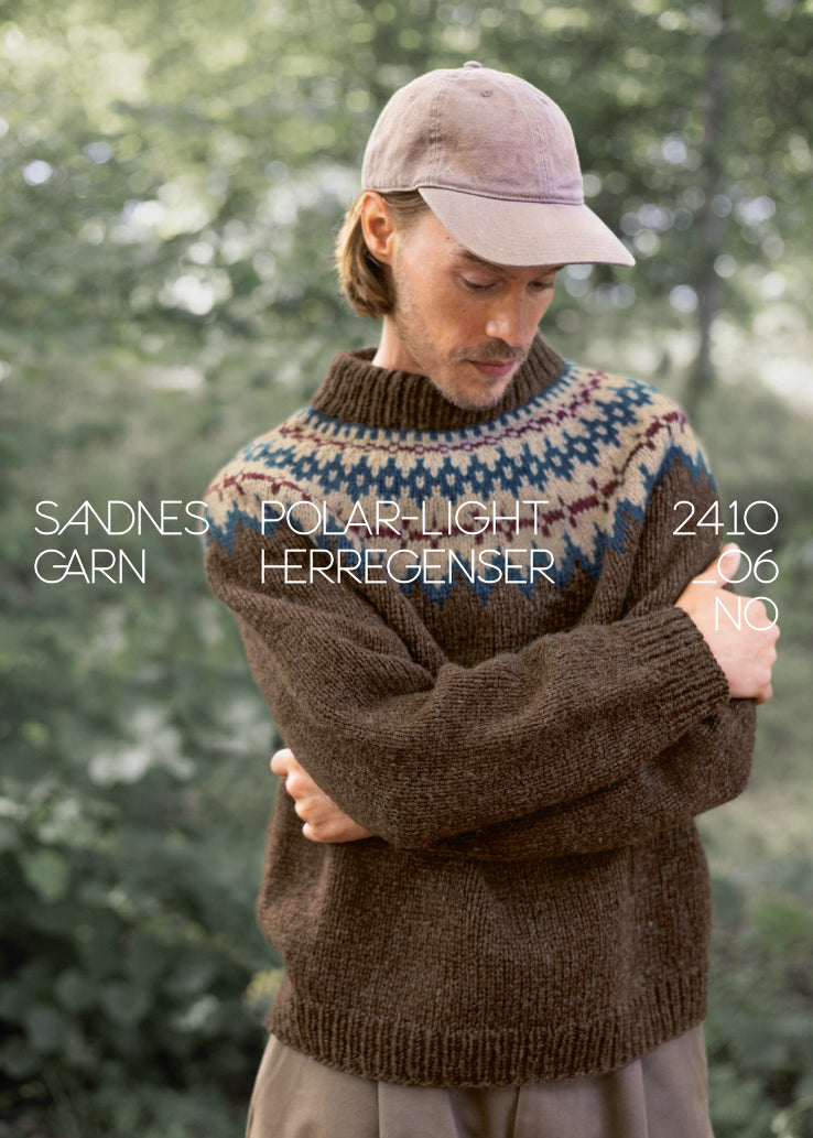 Sandnes opskrift 2410 No. 06 Polar-Light Herregenser Fritidsgarn