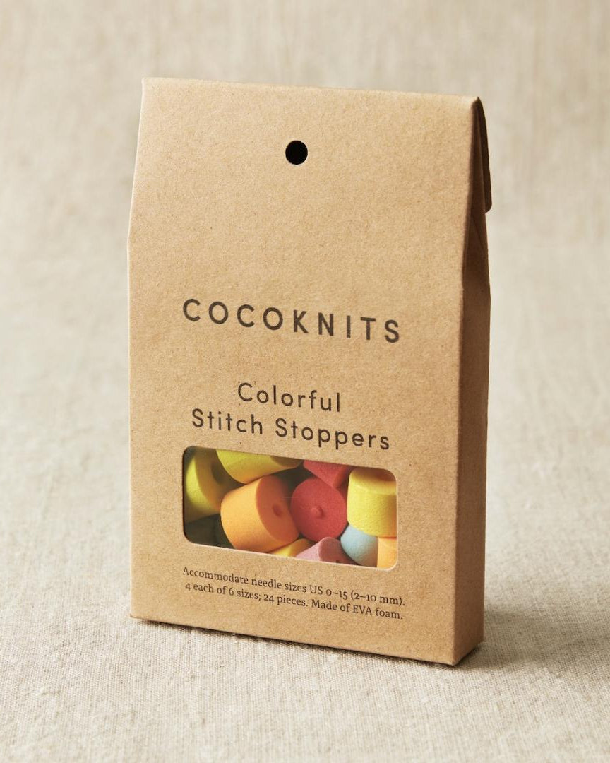Cocoknits Farverige Colorful Stitch Stoppers