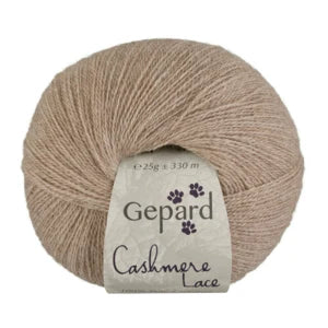 Gepard Garn Cashmere Lace 144 B Røget Eg