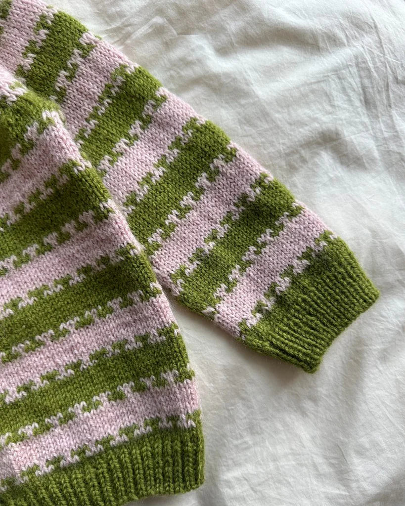 PetiteKnit Key Cardigan Junior Sandnes Peer Gynt Double Sunday Filcolana Peruvian