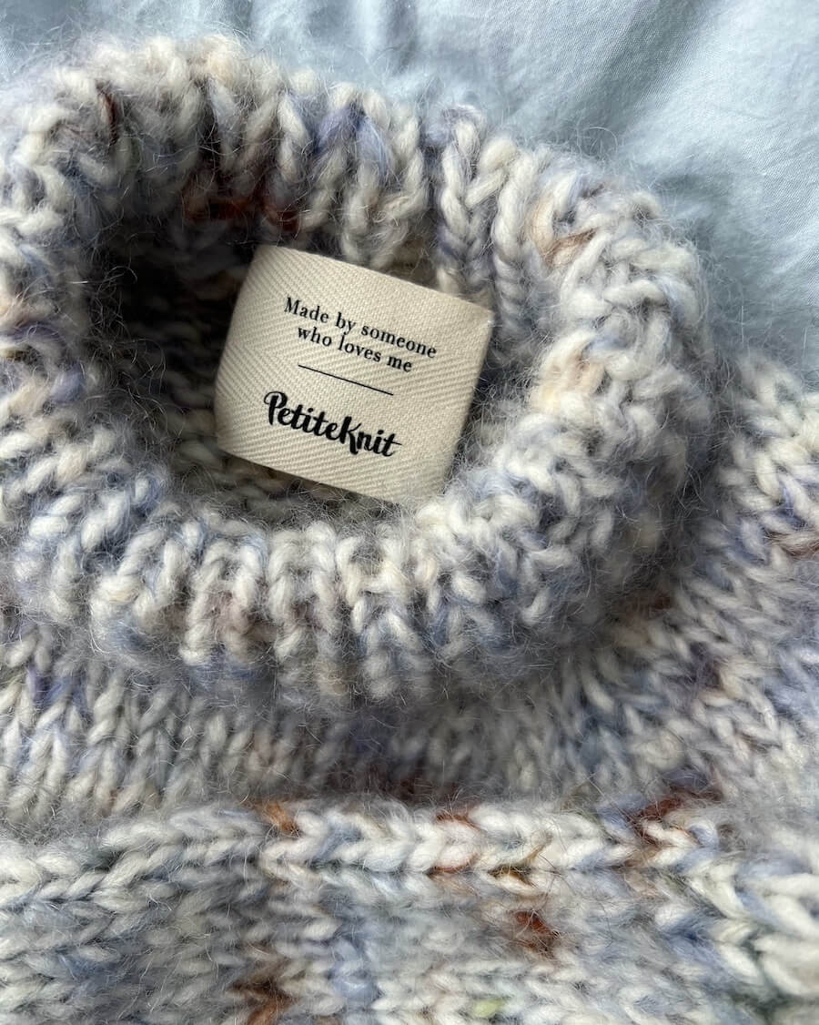 PetiteKnit Label Made By Someone Who Loves Me