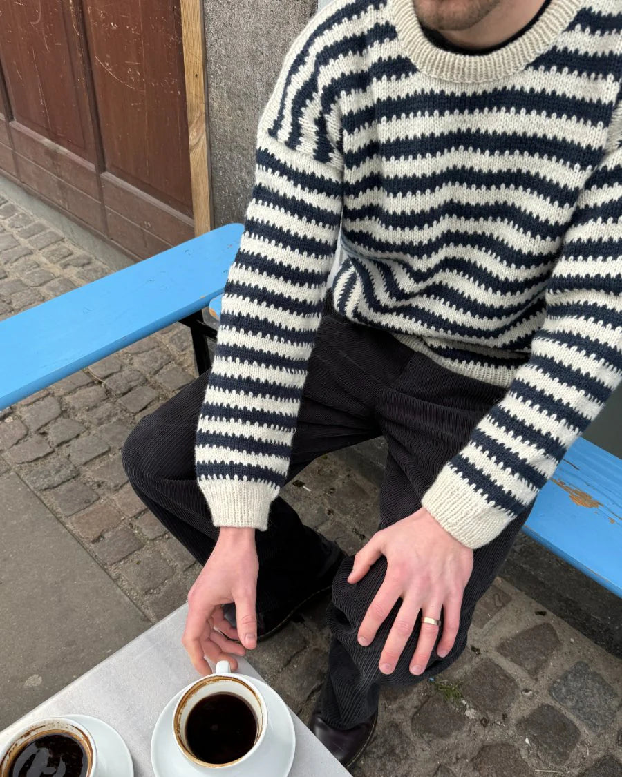 PetiteKnit Otto Sweater Man Trykt Opskrift