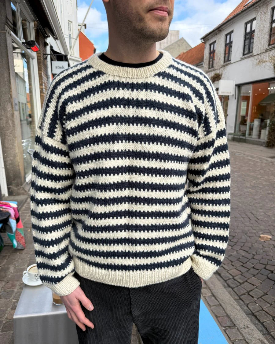 PetiteKnit Otto Sweater Man Trykt Opskrift