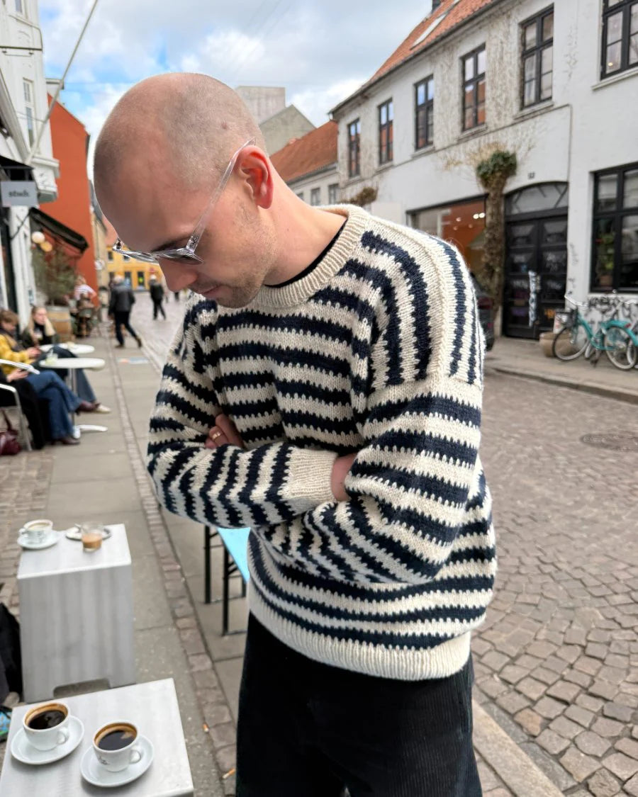 PetiteKnit Otto Sweater Man Trykt Opskrift