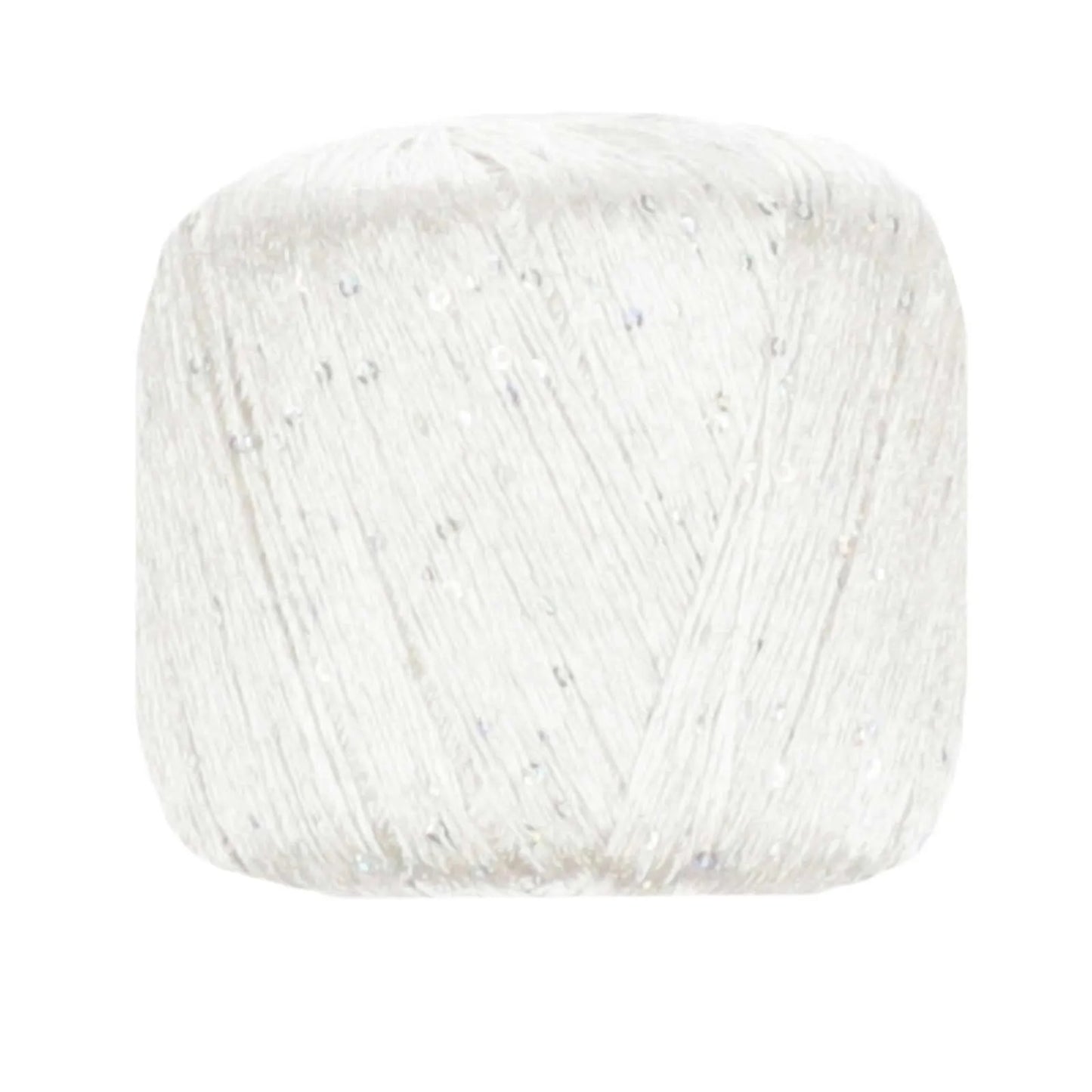 Lana Gatto Paillettes 8599 White