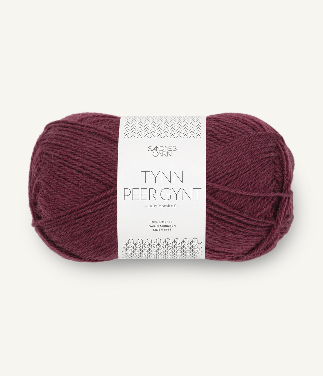 Sandnes Tynn Peer Gynt 4372 Dyb burgunder 