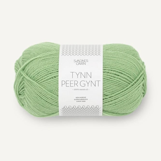 Sandnes Tynn Peer Gynt 8733 Spring Green Forår Grøn