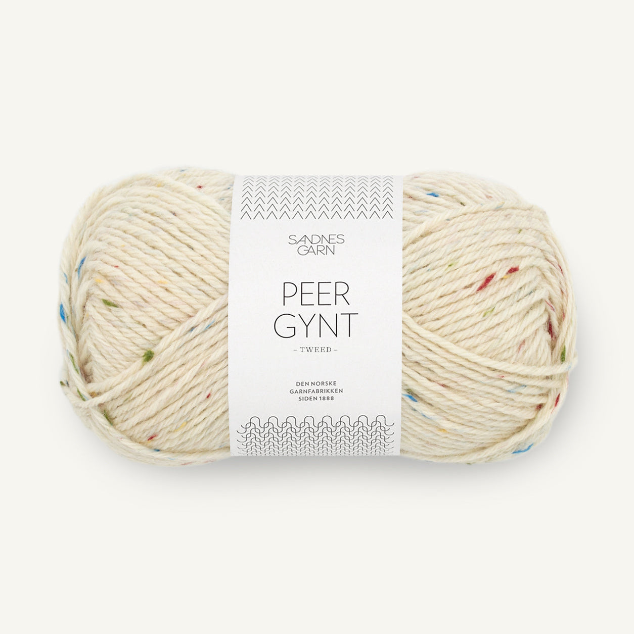 Sandnes Peer Gynt 1044 Natur Tutti Frutti Tweed