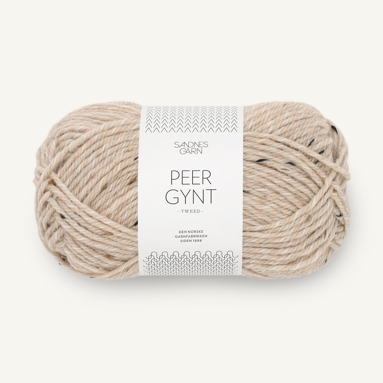 Sandnes Peer Gynt 2730 Beigemeleret Natur Tweed