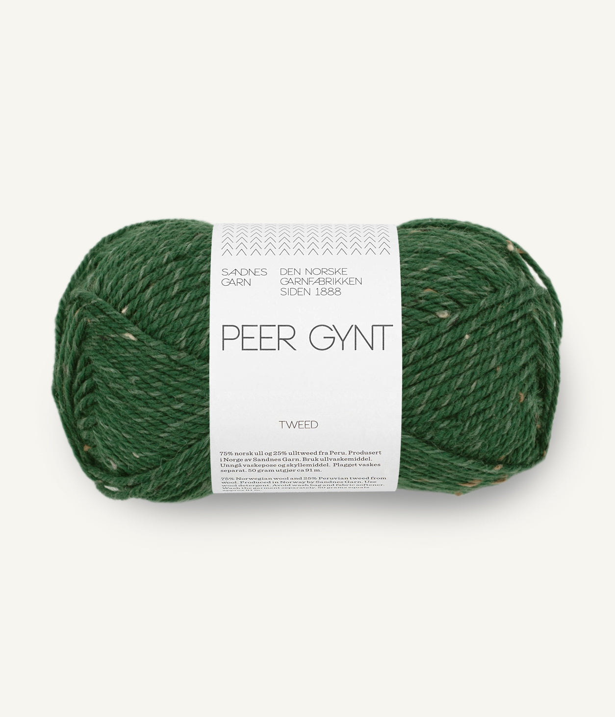 Sandnes Peer Gynt Tweed 8085 Forest Grønn