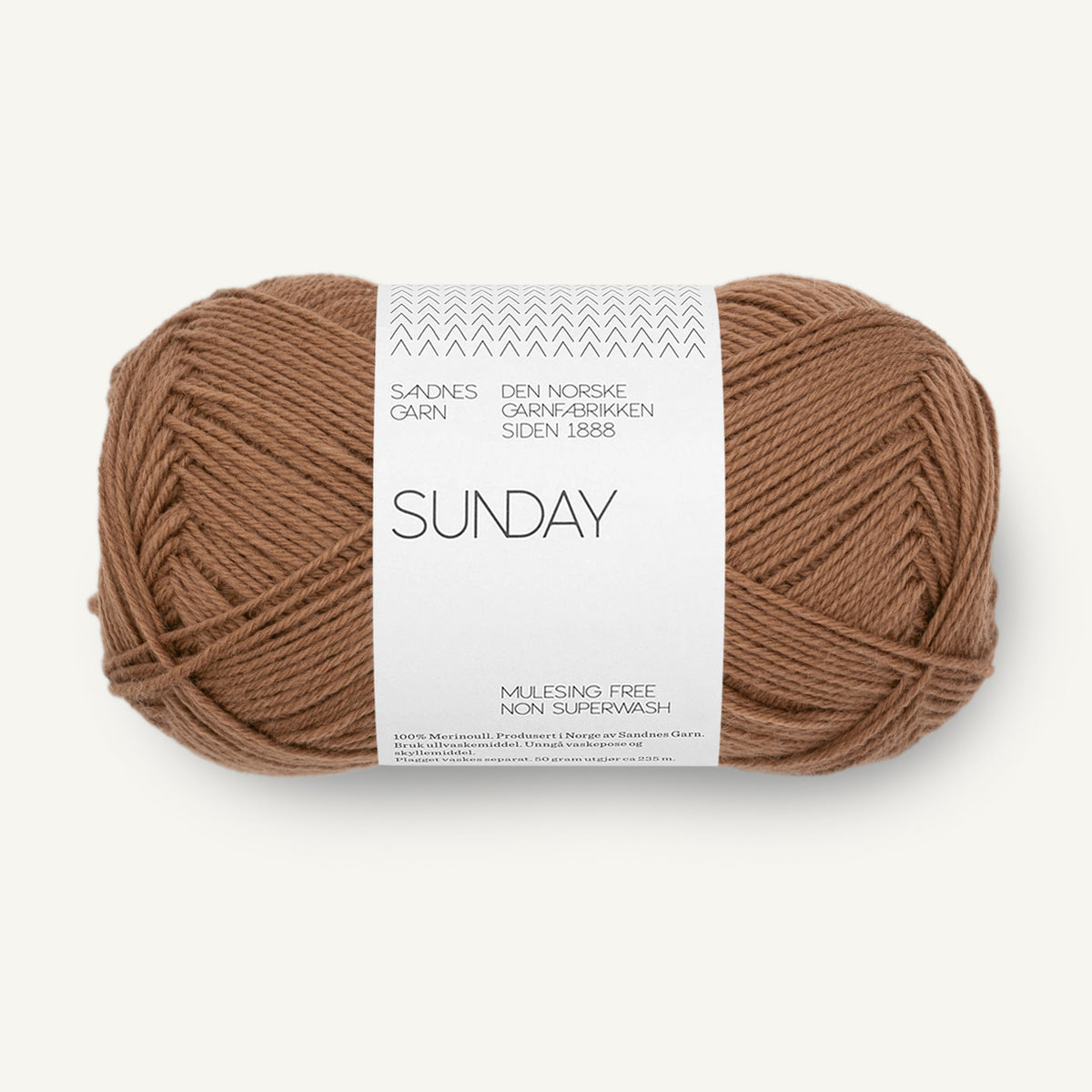 Sandnes Sunday 3052 Pecan Brown