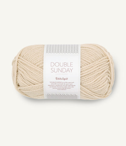 Sandnes Double Sunday - PetiteKnit 2511 Almond