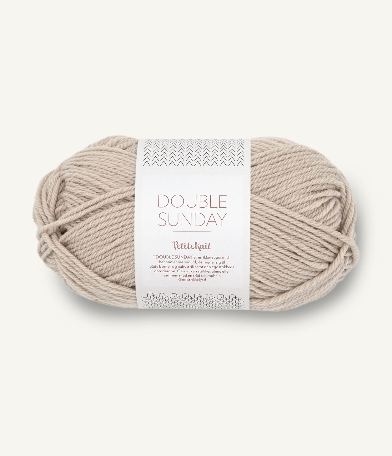 Sandnes Double Sunday - PetiteKnit 3812 Kardemomme