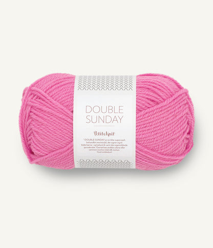 Sandnes Double Sunday - PetiteKnit 4604 Flamingo