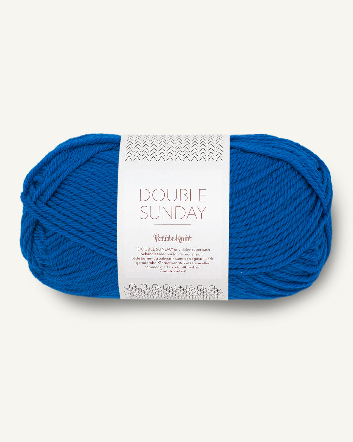 Sandnes Double Sunday - PetiteKnit 6046 Electric Blue
