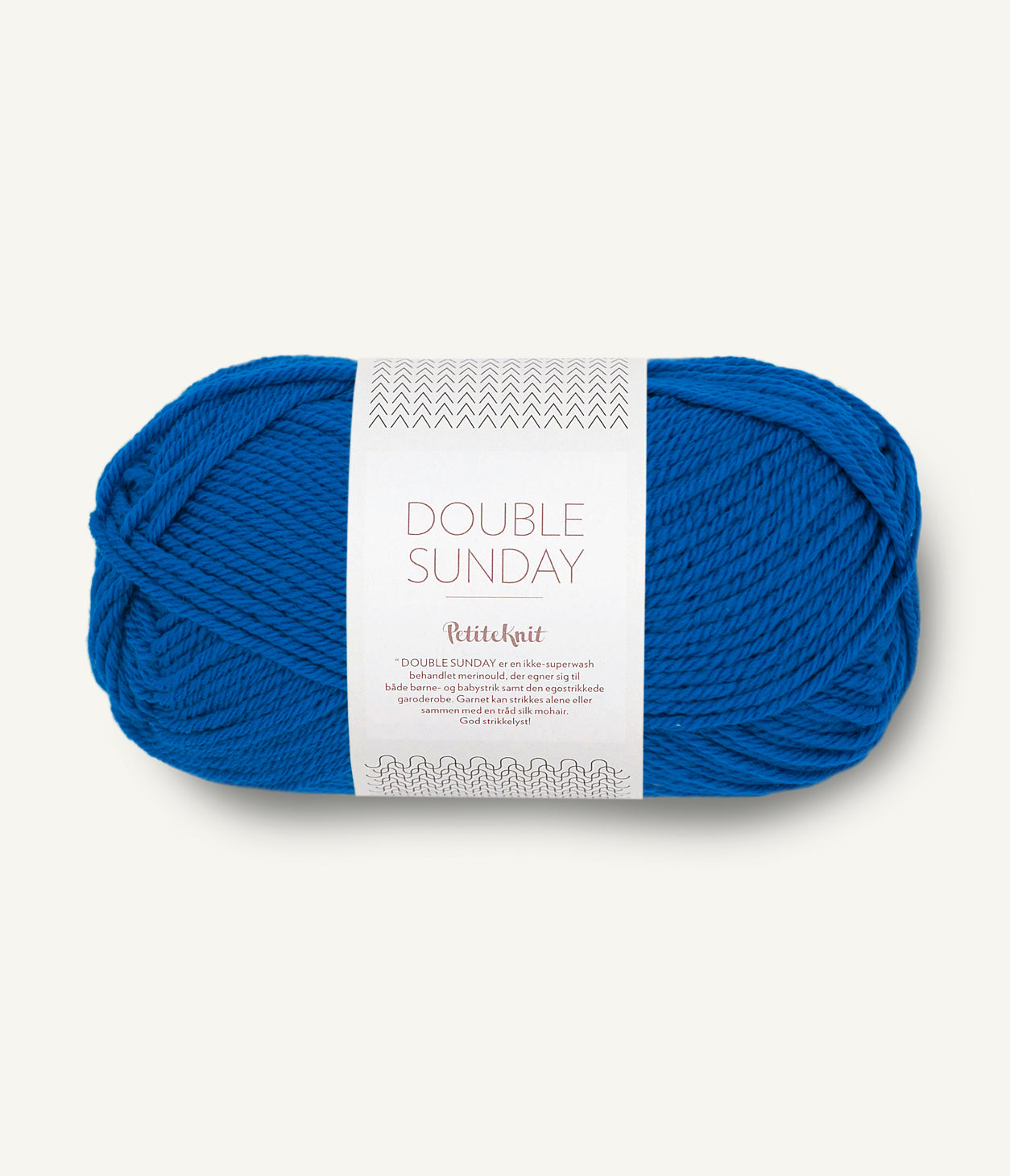Sandnes Double Sunday - PetiteKnit 6046 Electric Blue