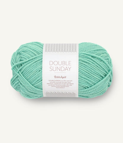 Sandnes Double Sunday - PetiteKnit 7723 Mint