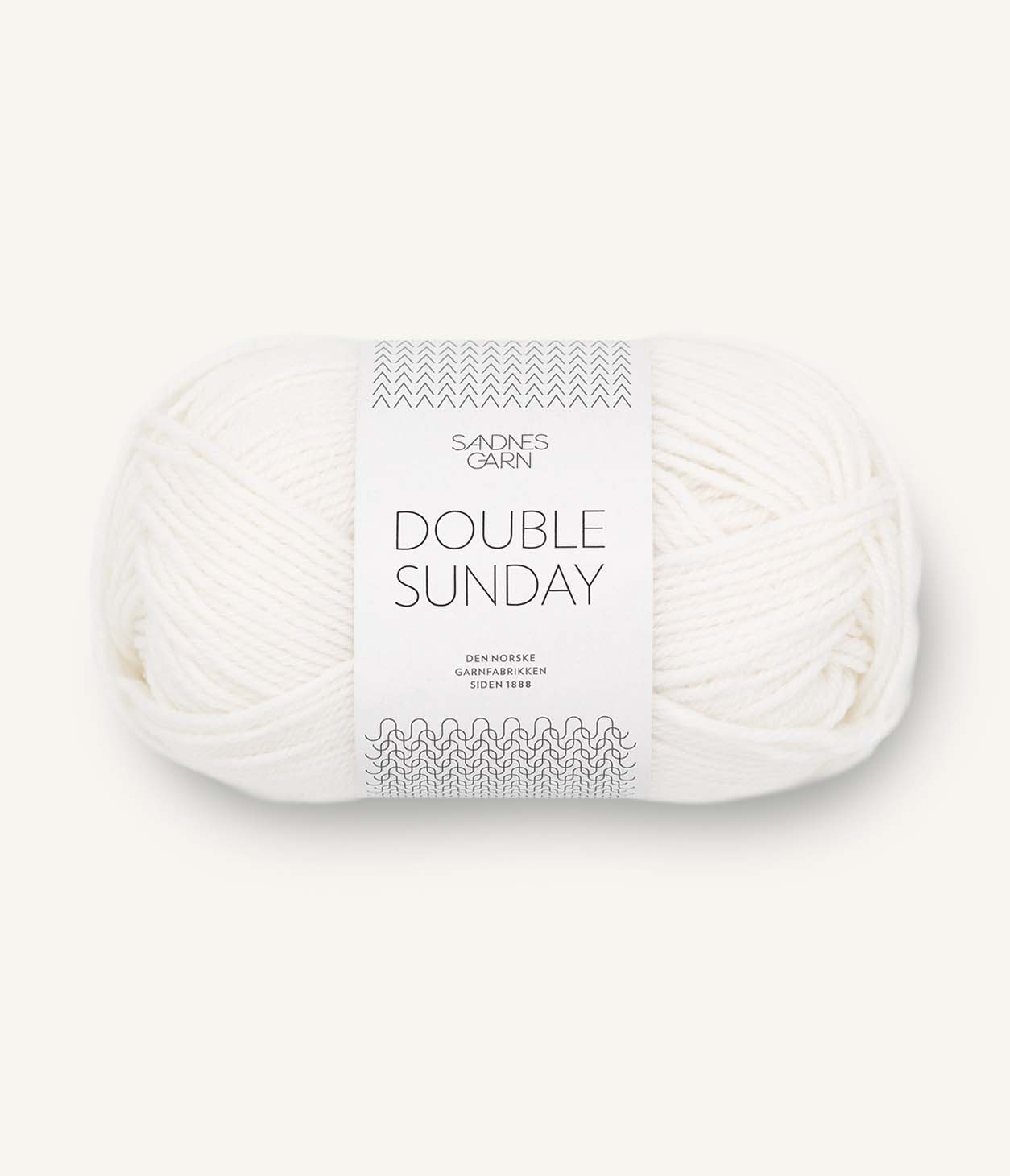Sandnes Double Sunday 1001 Hvid