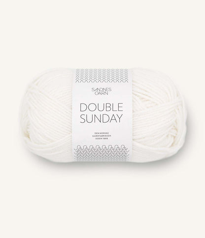 Sandnes Double Sunday 1001 Hvid
