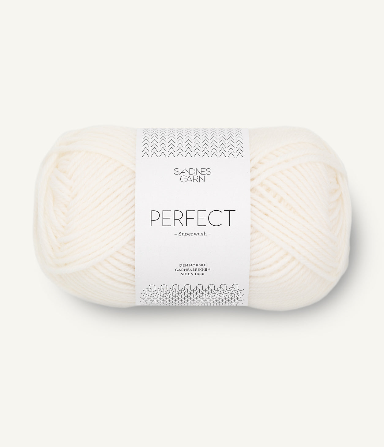 Sandnes Perfect 1002 Hvit Hvid