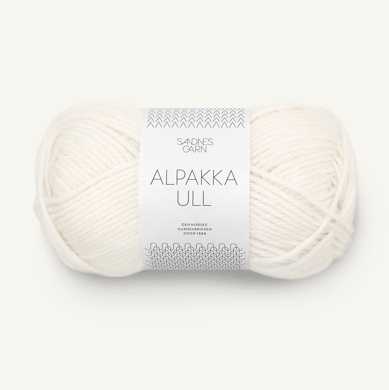 Sandnes Alpakka Ull 1002 Hvit Hvid