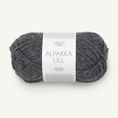 Sandnes Alpakka Ull 1053 Mørk gråmeleret