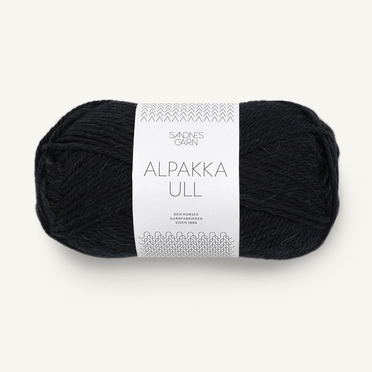 Sandnes Alpakka Ull 1099 Svart Sort 