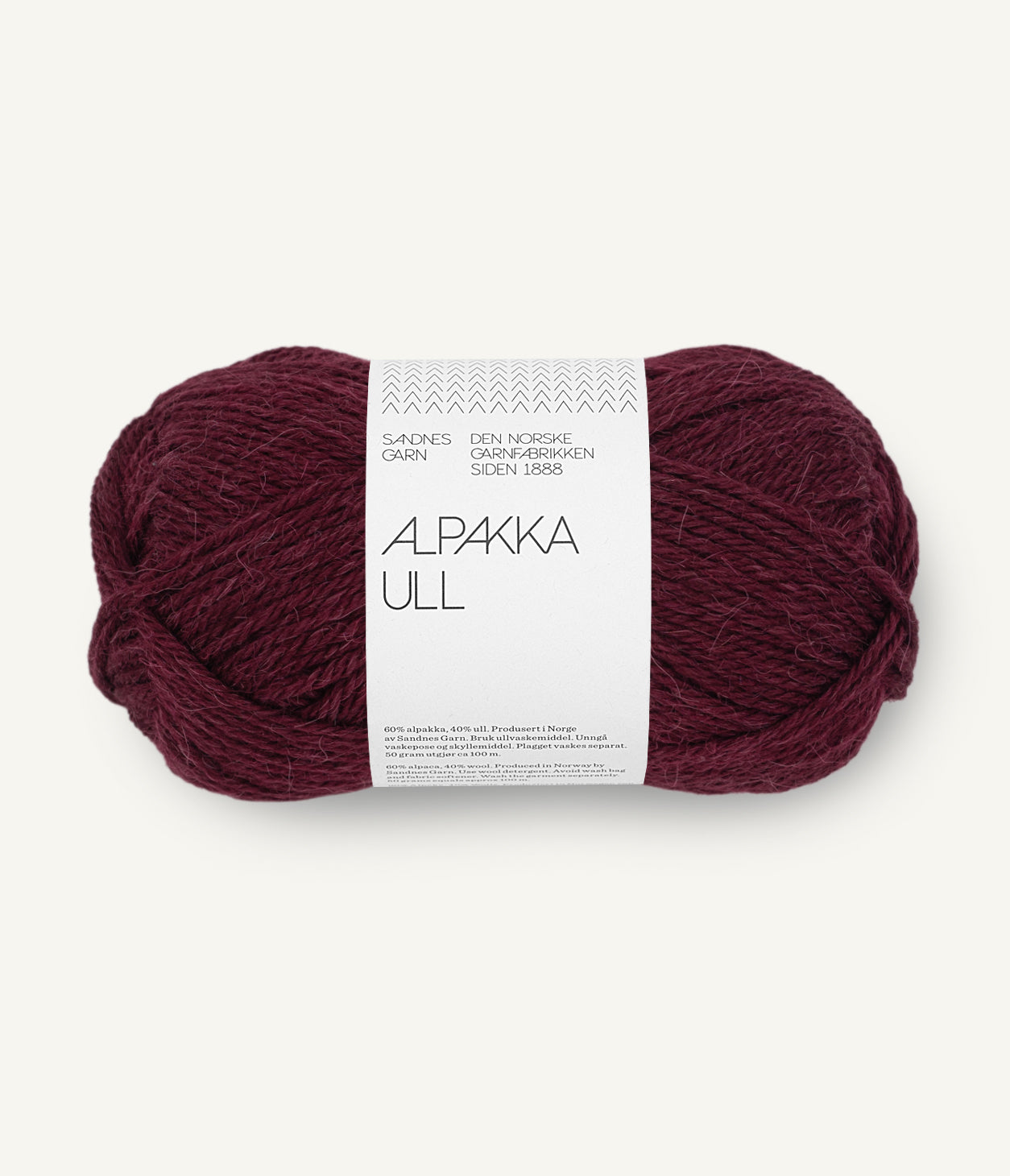 Sandnes Alpakka Ull 4372 Dyb Burgunder