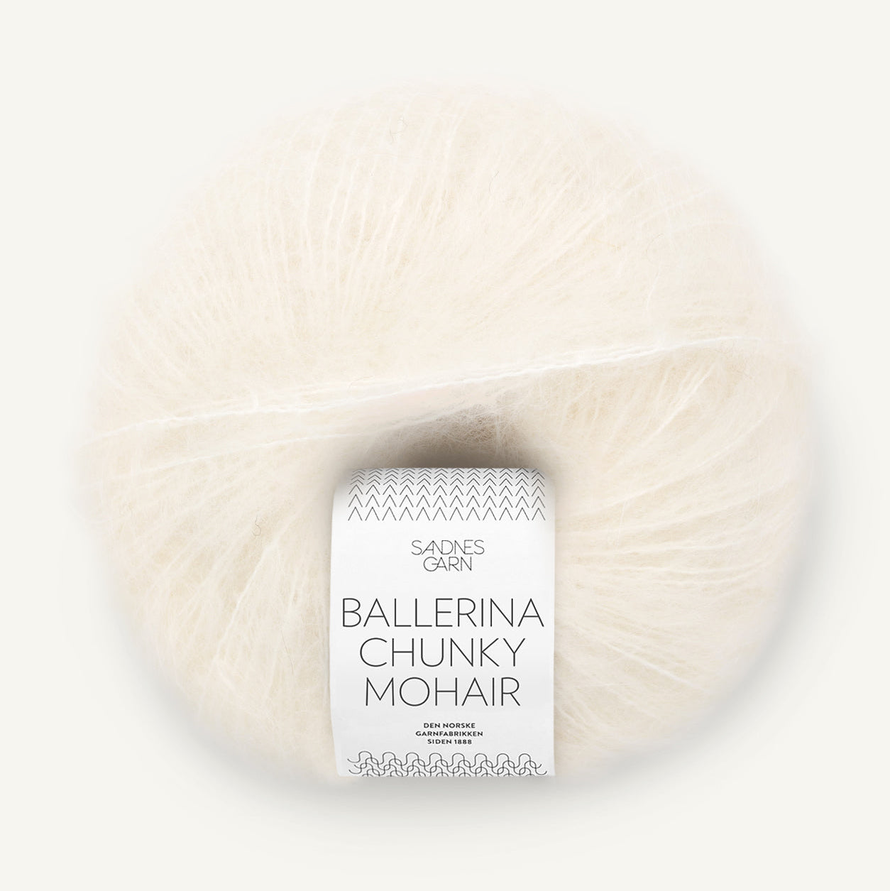 Sandnes Ballerina Chunky Mohair 1001 Hvid