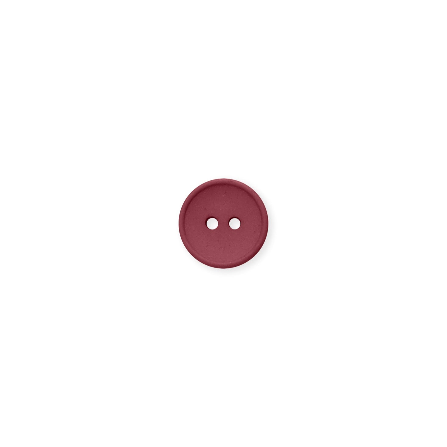 Button Knap 15mm strawberry Rød recycled cotton