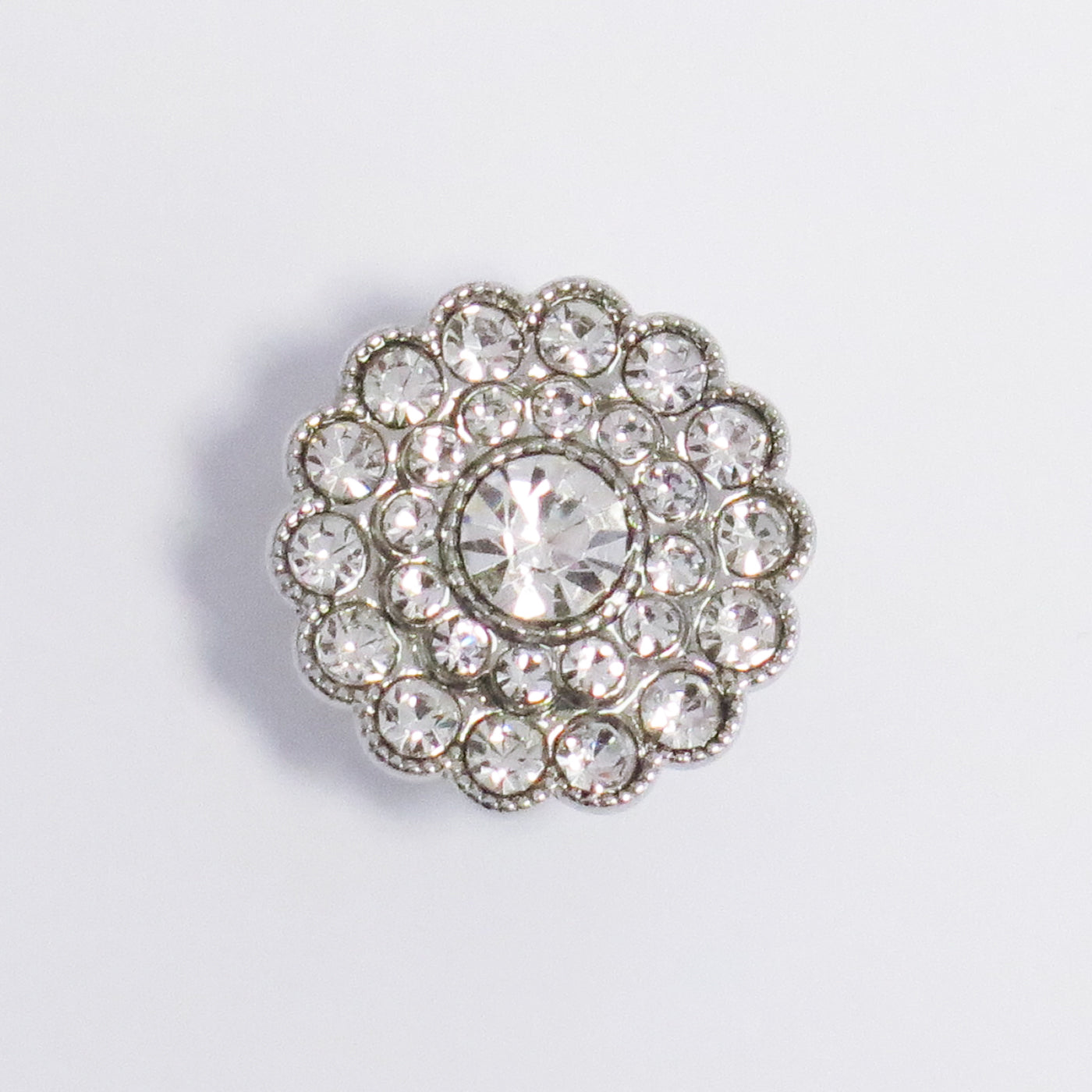 K04 - 20,5mm (32") - Sølv m/crystal (Petiteknit)