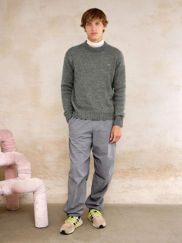 Sandnes Kollektion Mr. 2412 Nr. 5 Brandan Sweater Man Tynn Peer Gynt Alpakka Følgetråd 