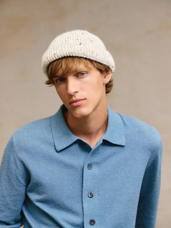Sandnes Kollektion Mr. 2412 Nr. 6 Hipster Beanie Alpakka Ull Alpakka følgetråd