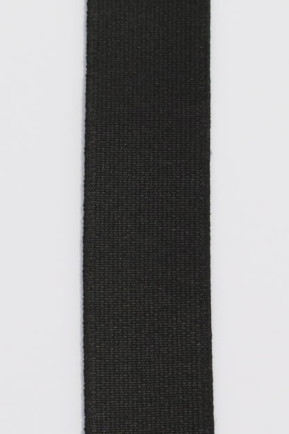 Elastik Krympebehandlet 25mm sort