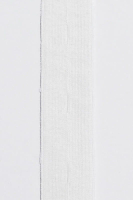 hulelastik 25 mm Hvid - PR METER