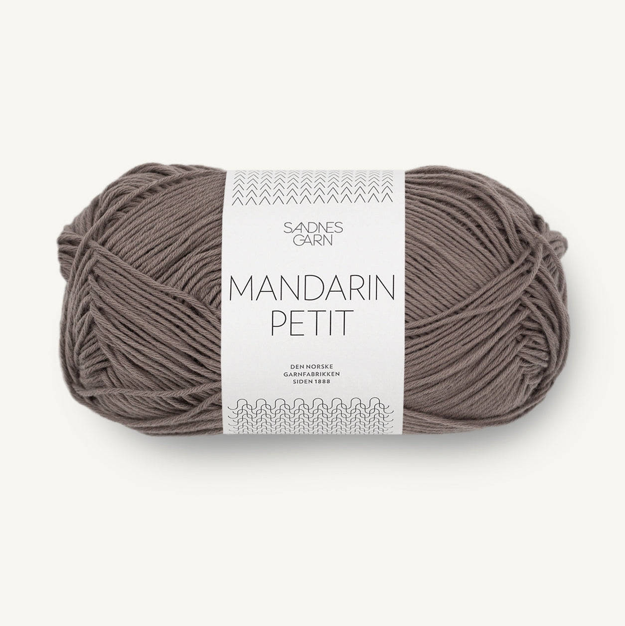 Sandnes Garn Mandarin Petit Tilbud Linbrun 3870