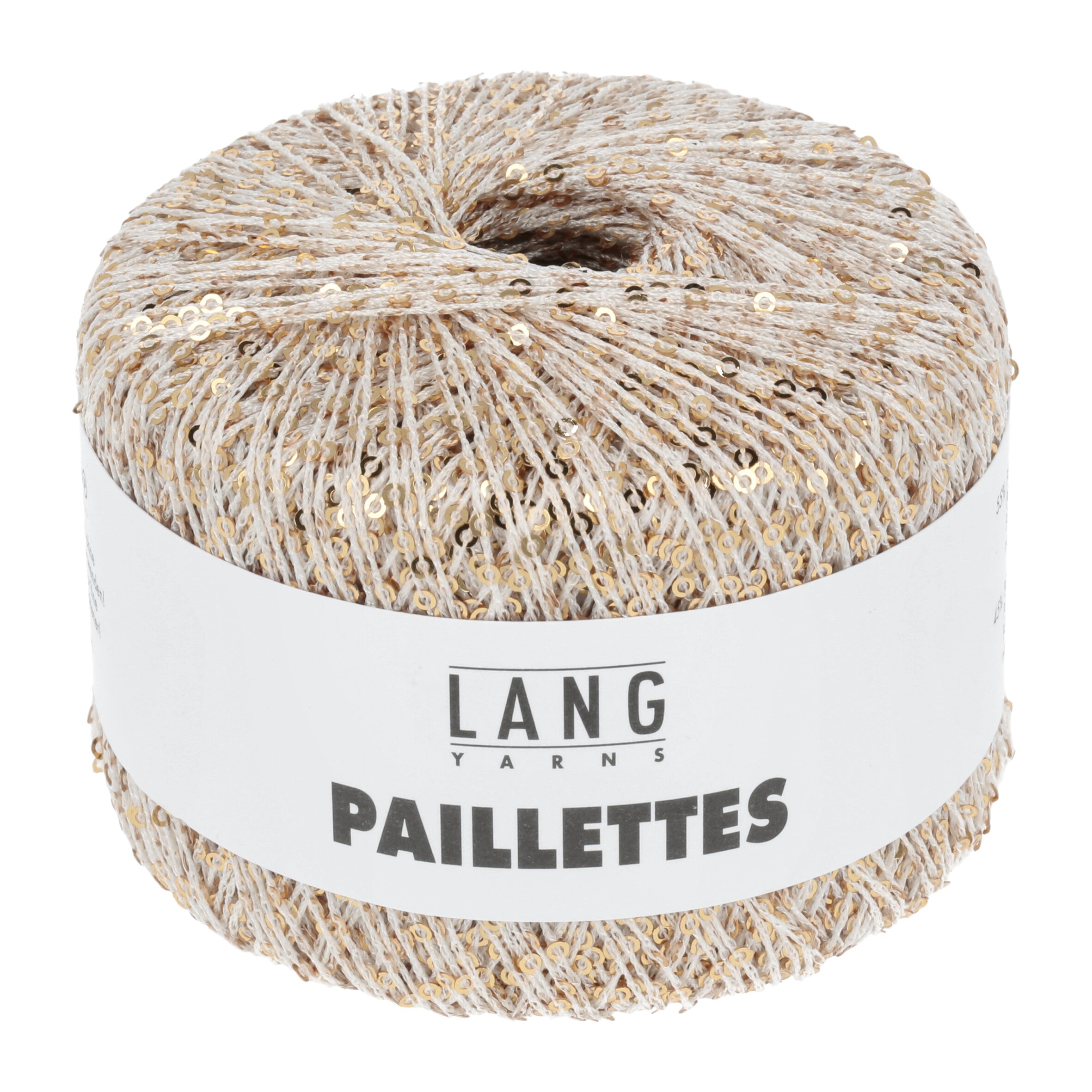 Lang Yarns Paillettes 2 White Gold