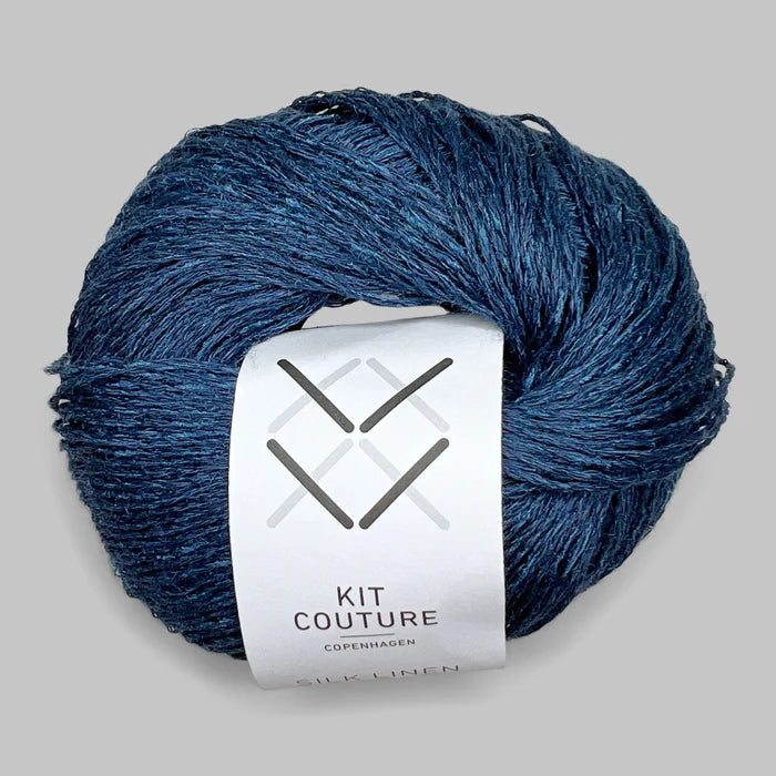 Kit Couture Silk Linen 5850 Jeansblå