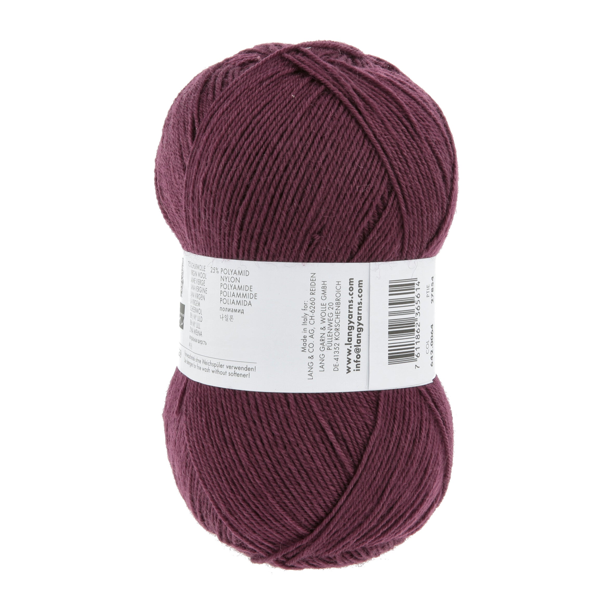 LangYarns_SuperSoxx4ply 64 Bordeaux