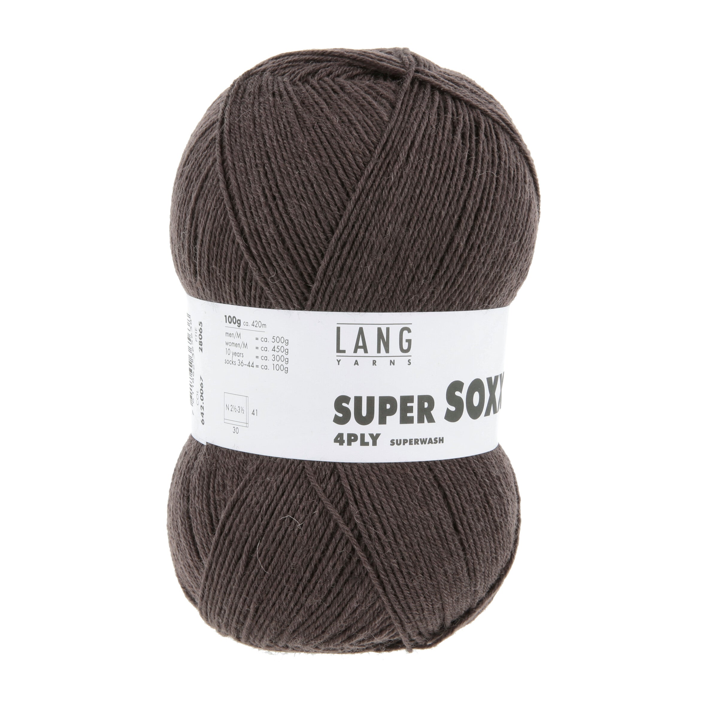 LangYarns_SuperSoxx4ply 67 Brown