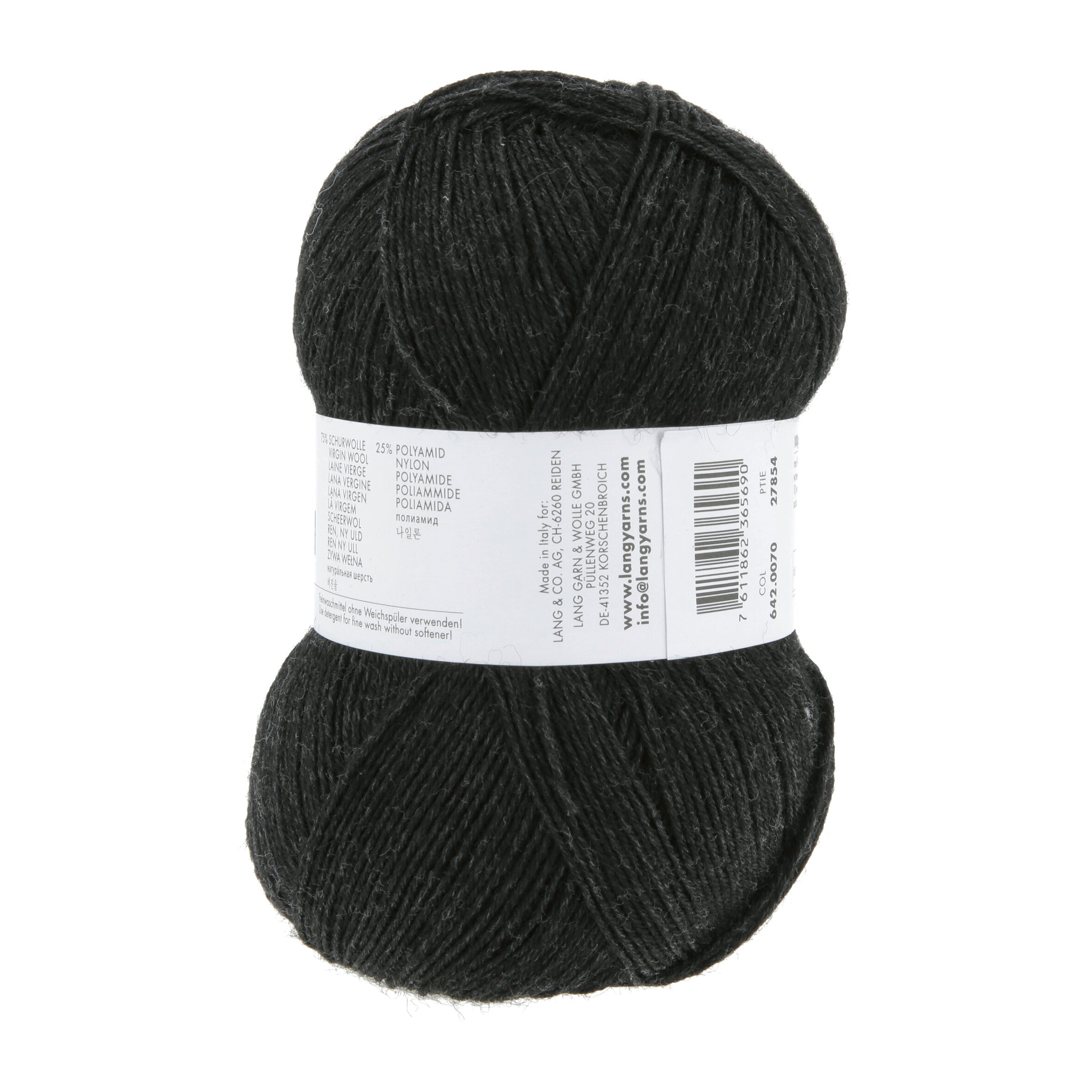 LangYarns_SuperSoxx4ply  70 Anthracite Melange