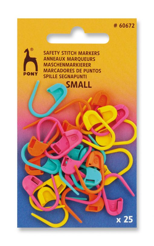 Markeringslåse Small små Plast (25 stk) Pony