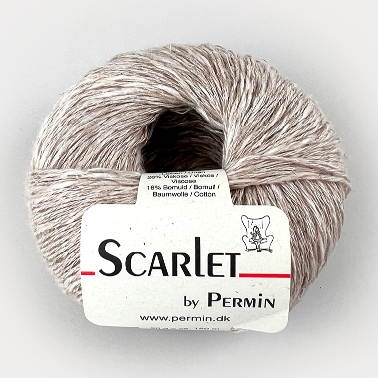 Permin Scarlet 8004 Hørfarvet
