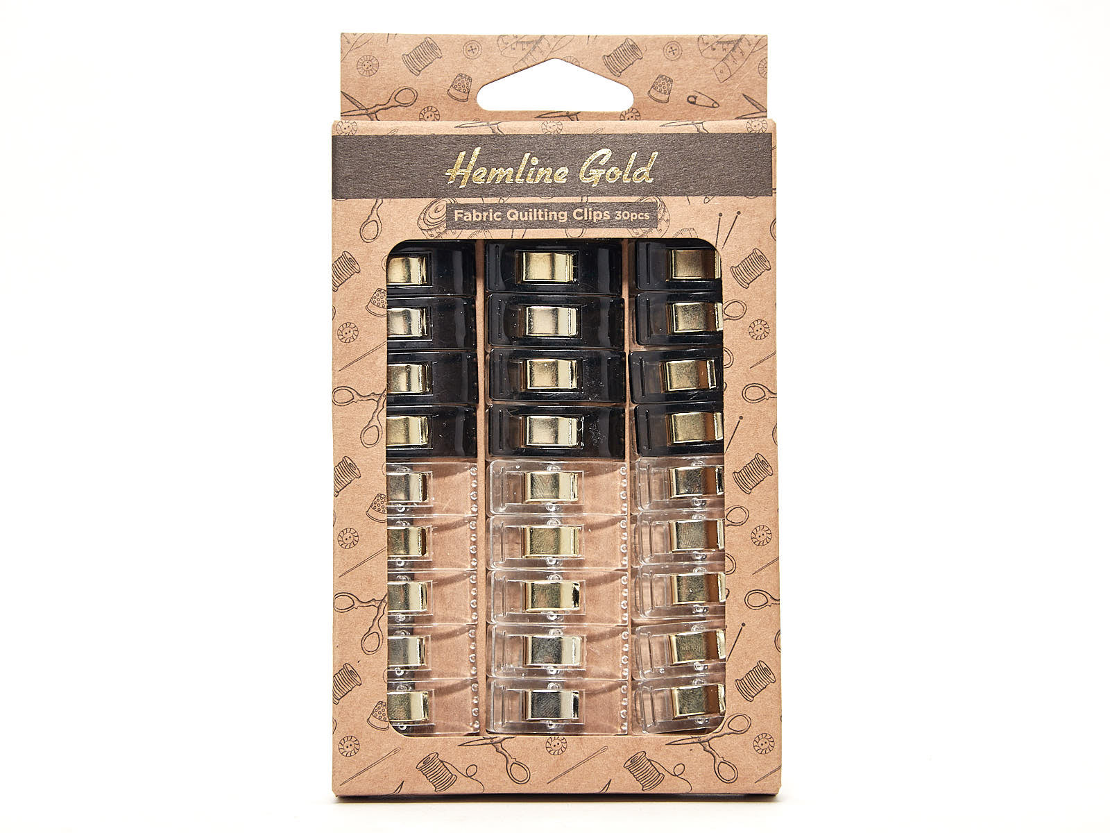 Gold Quilte Clips